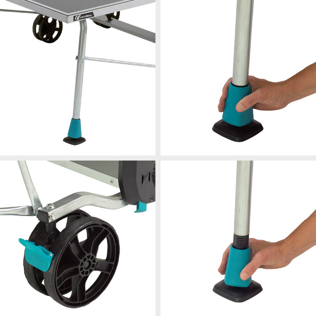 200X Outdoor tafeltennistafel (grijs)