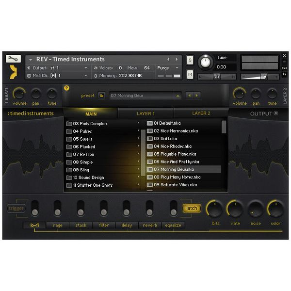 Output REV