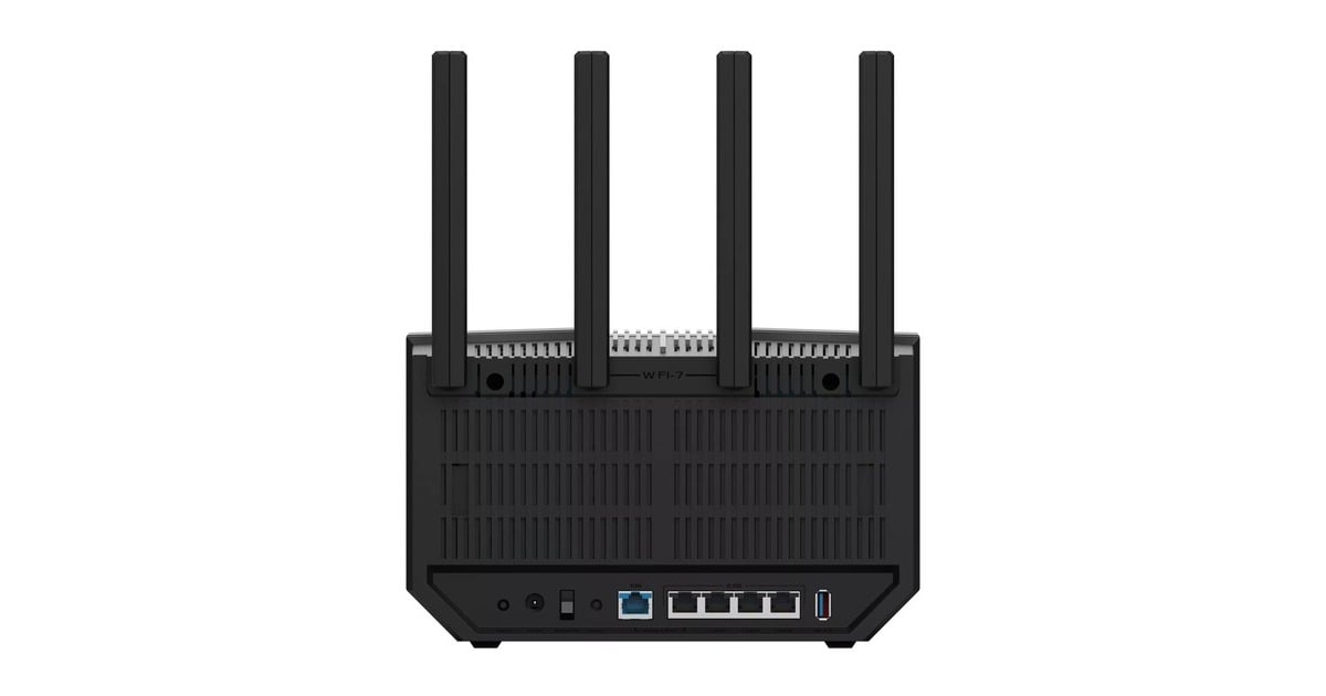 ASUSRT-BE92U Wi-Fi 7 Tri-band mesh router  (Zwart)