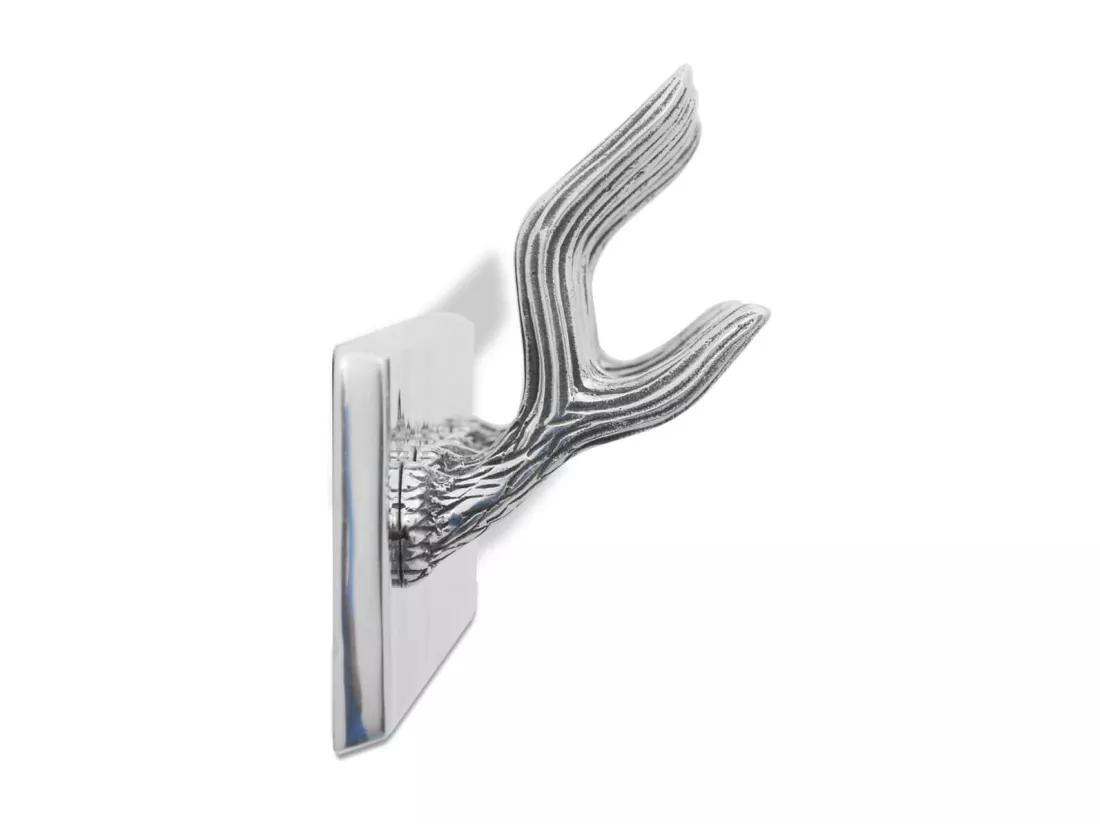 Cintre/portemanteau en aluminium Argent