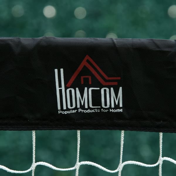 Fotballmål Sett Med 2 Minimål, Sammenleggbare Laget Av Stål Og Tetrolon, Svart, 186X90X89 Cm