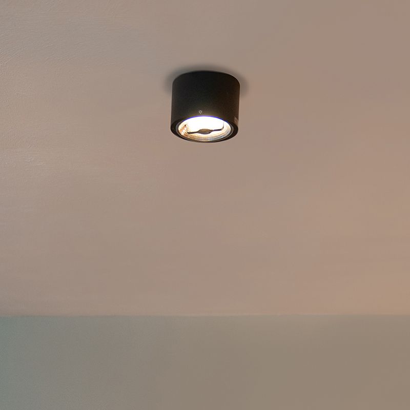Moderne plafondspot zwart AR111 incl. LED - Expert