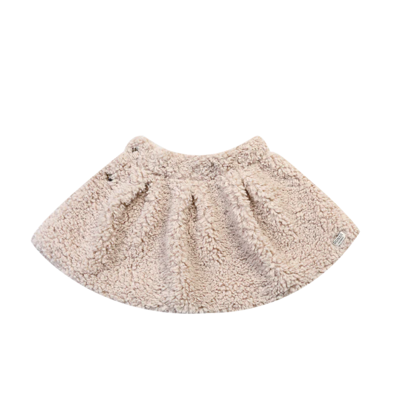 Isabelle Skirt | Soft Taupe Teddy