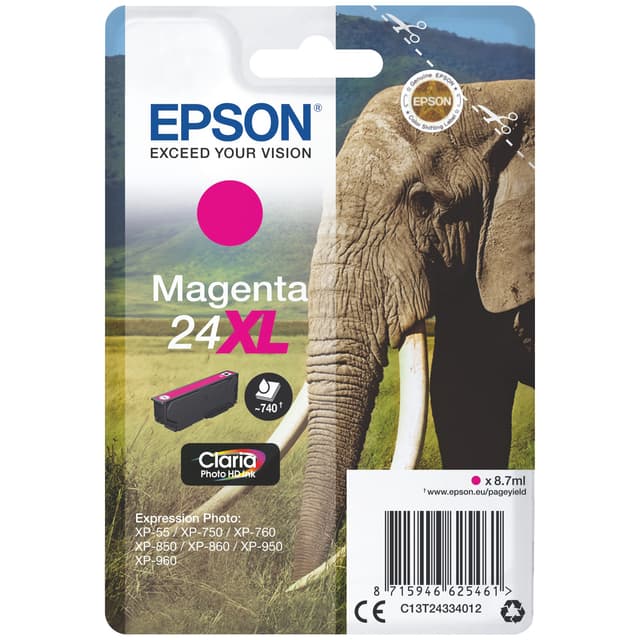 Epson blækpatron Claria Photo HD 24XL Magenta