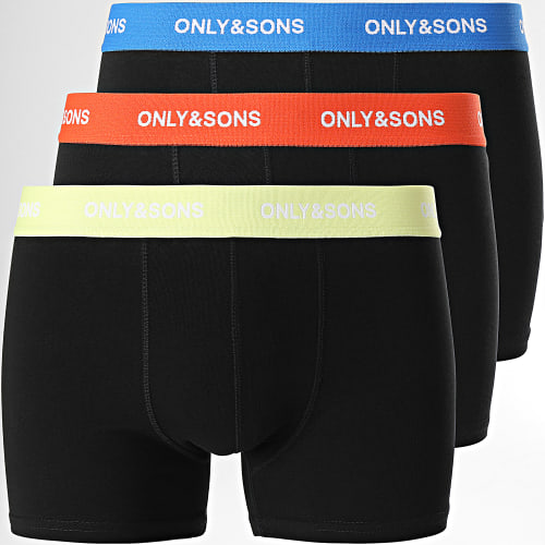 Lot De 3 Boxers Solid Noir