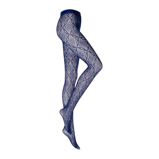 Wolford Ajouré Net Tights, Lapis, M