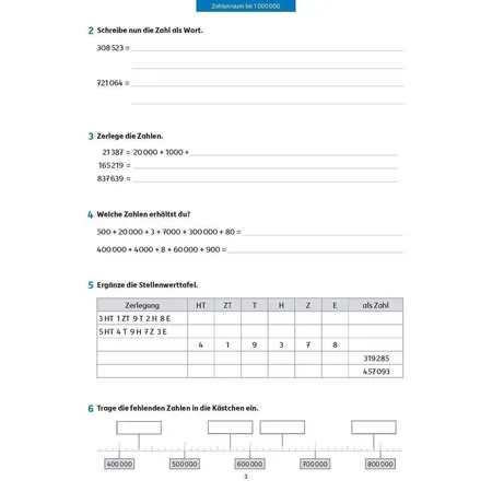Fit zum Übertritt - Mathe 4. Klasse, A4-Heft