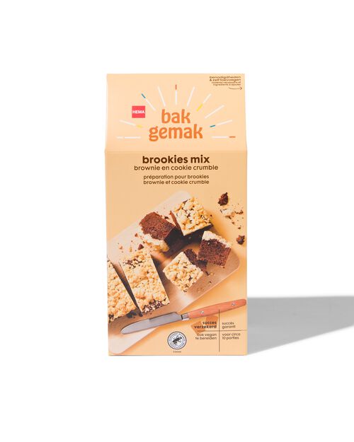 préparation pour brookies vegan