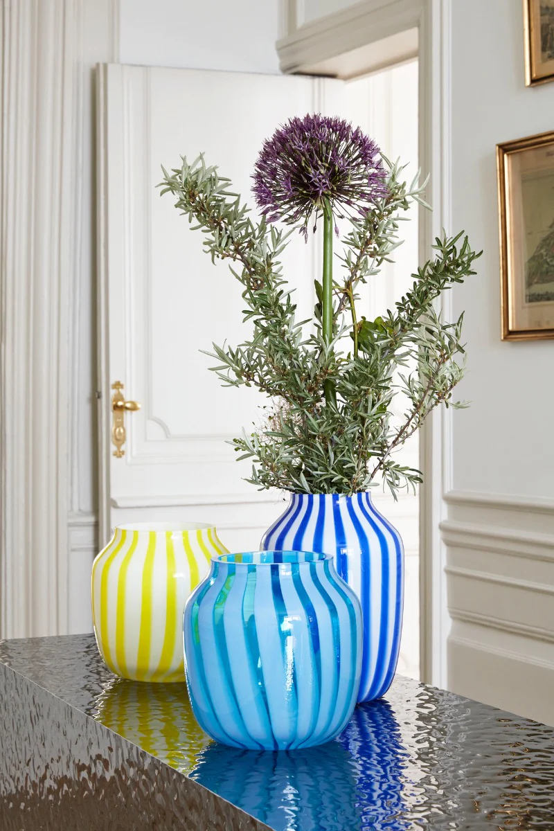HAY  Juice vase, High Blue - 20x28 cm.