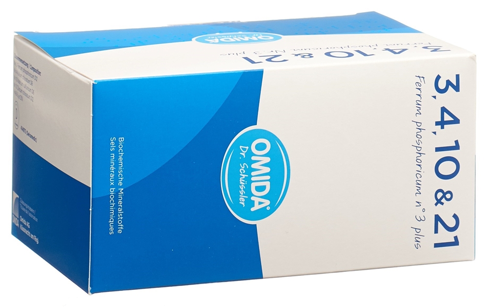 Omida Nr3 Ferrum phosphoricum plus<br>30 Stück, Beutel, Pulver