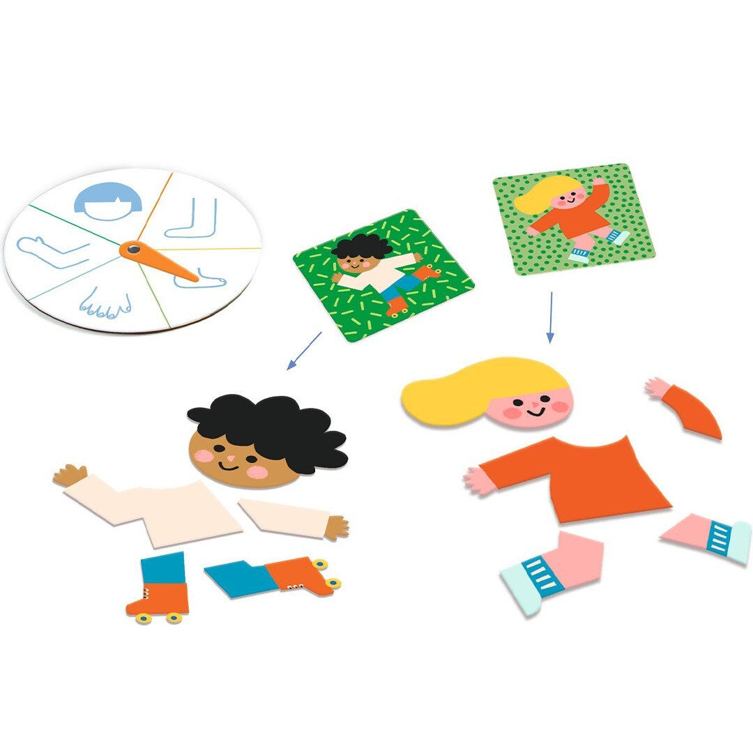 Djeco puzzelspel lichaamsdelen leren