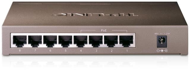 TP-LINK Switch 8port 10/100 PoE Bordmodel