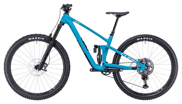 VTT Tout-Suspendu Cube Stereo One55 C:62 SLX Shimano XT 12V 29'' Bleu Bondi 2024
