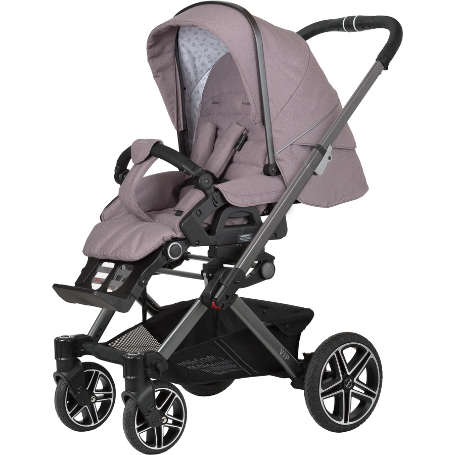 Hartan Kinderwagen Vip GTS Casual Collection lovely teddy (904) Gestellfarbe platin