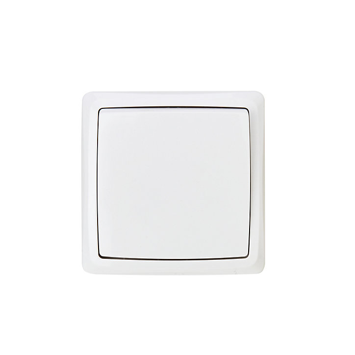 Interrupteur monobloc en saillie Jacobsen Sigurd blanc complet
