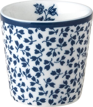 Laura Ashley eierdop Floris blauw D 5,1 H 4,9 cm
