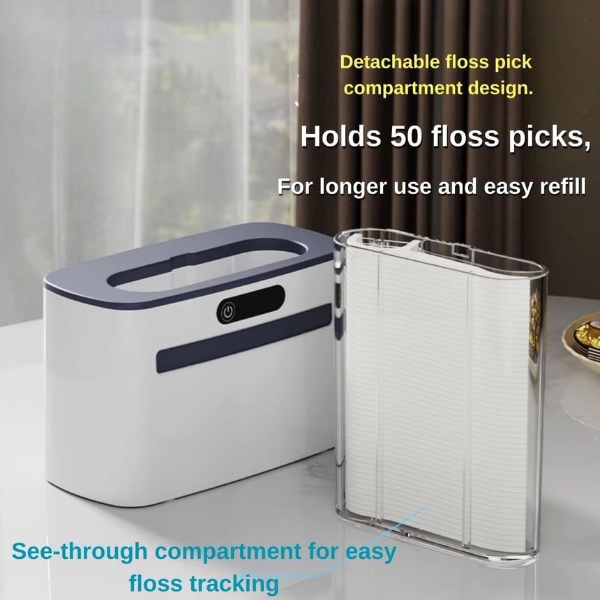 HOMTEC - USB oplaadbare tandzijde dispenser / navulling / set (verschillende ontwerpen)