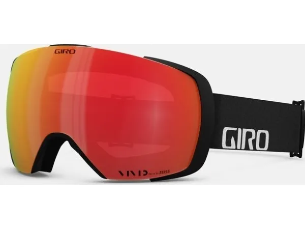 Giro Contact Vivid, Enkelt objektiv, Sort, Mænd, Sfærisk linse, Polykarbonat, Sort