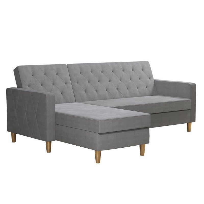 Liberty 84&prime;&prime; Wide Reversible Sleeper Sofa & Chaise