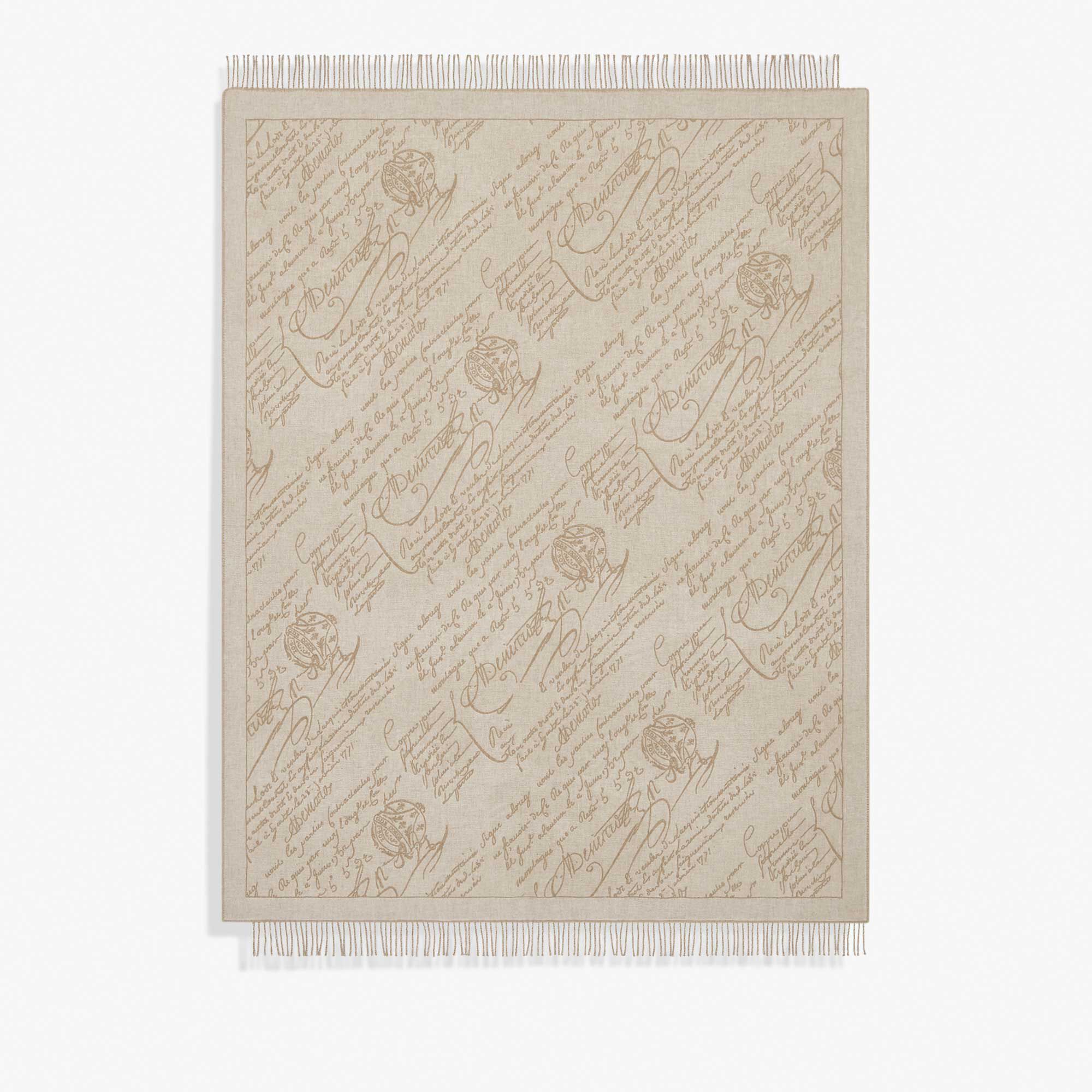 Plaid Scritto En Cachemire