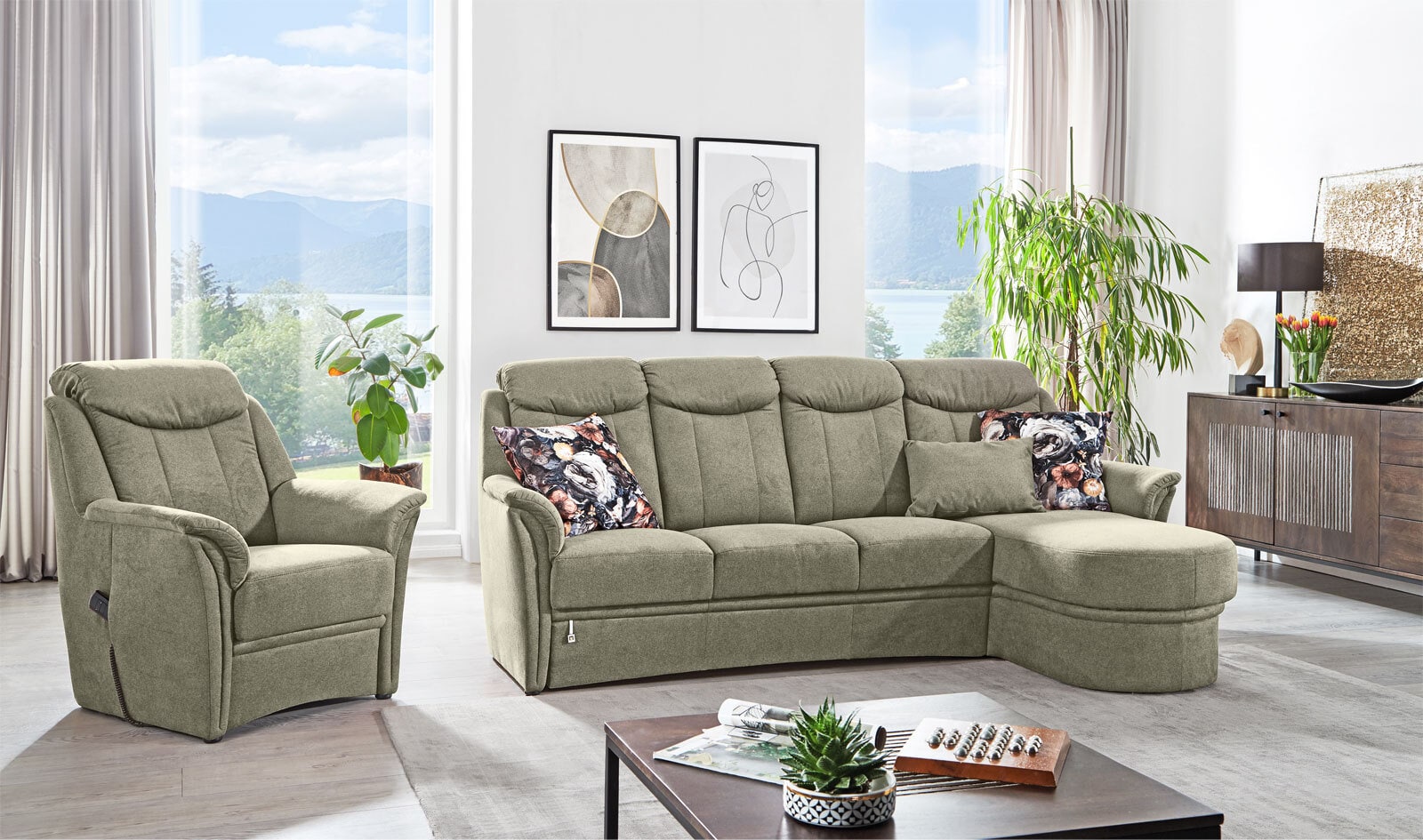 Sessel Multiplan 86x99x91 cm grün