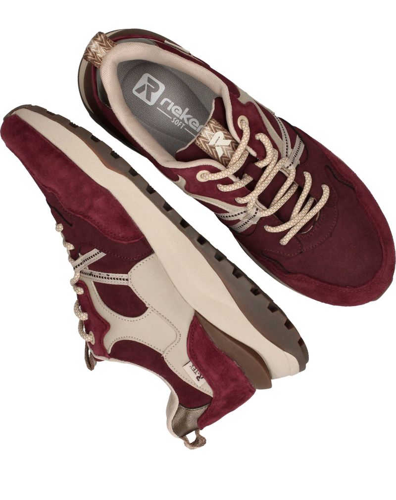 Rieker Sport Sneakers Rood Dames