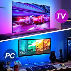 Smarte USB LED Strip Lights Music Sync APP-kontroll  3 m