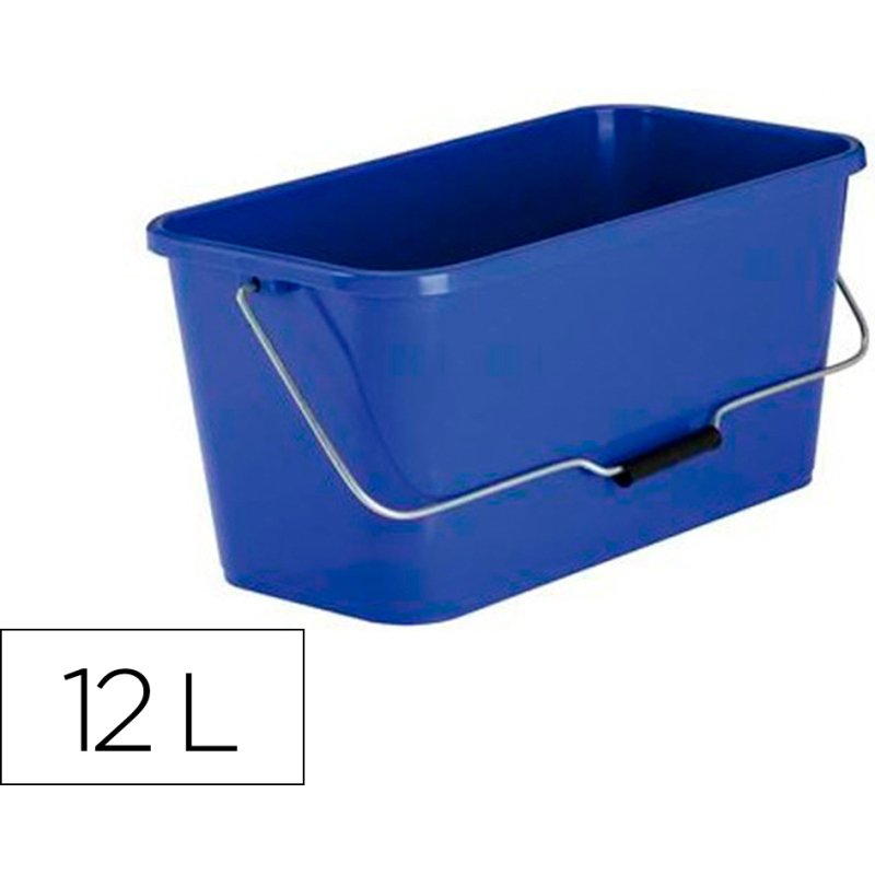 Seau coldis rectangulaire pour mouilleur vitre          polypropylene 413x220x201mm   12 l coloris