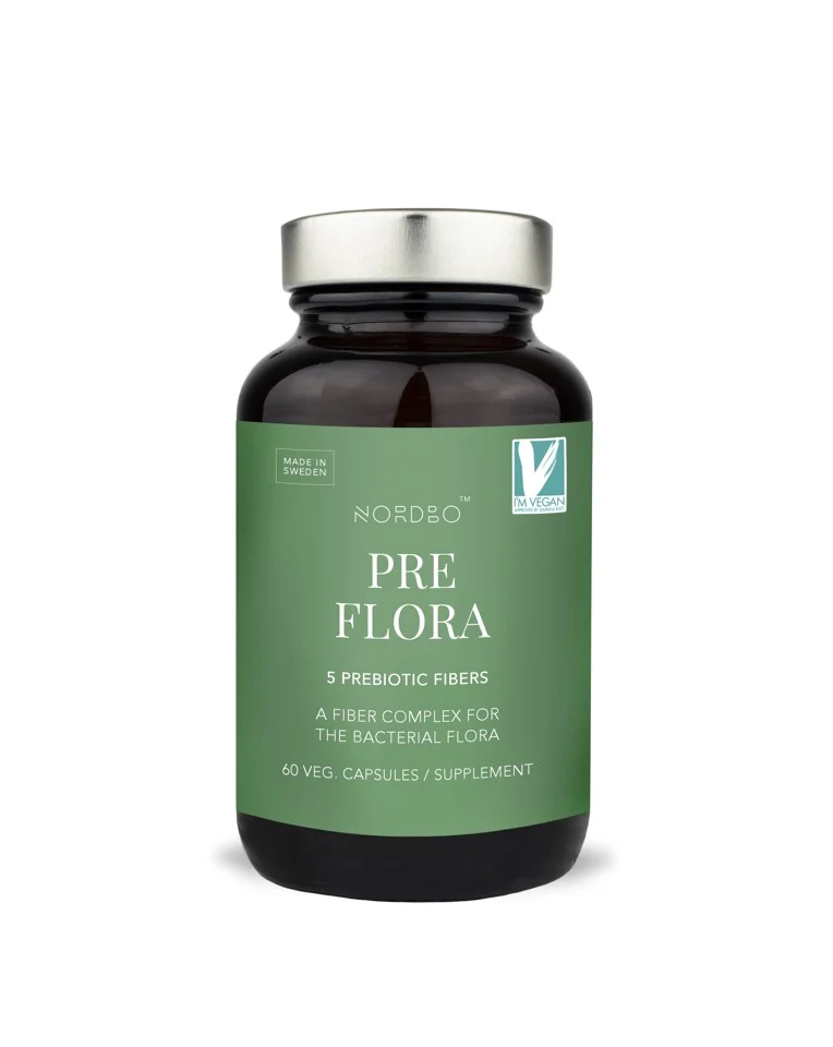 NORDBO - Preflora Vegansk 60 Kapsler