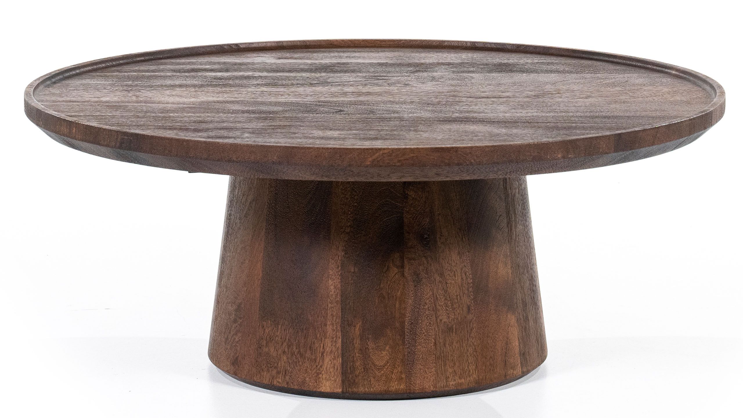 Salontafel 95654 - bruin Ron ⌀80  x H32 cm