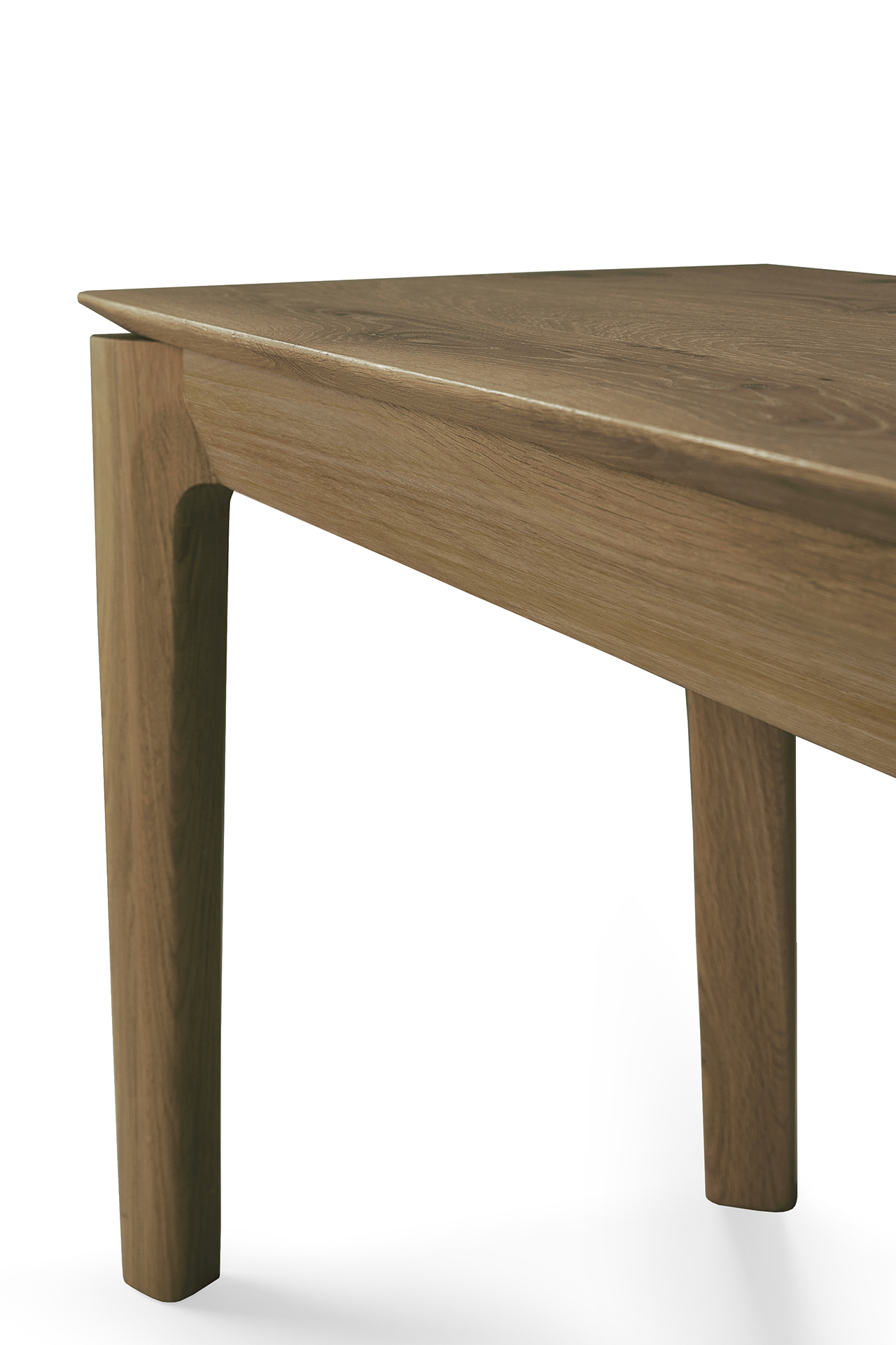 Bok bank - teak - 166cm - onbehandeld