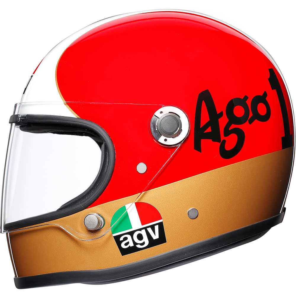 AGV - Casque X3000 AGO 1 Limited Edition Vert / Blanc / Rouge