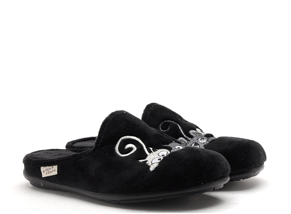 La maison de l espadrille chaussons femme 9006 5 noir