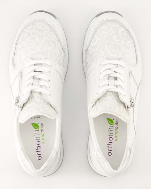 Waldläufer Hiroko Soft Schnürschuhe in Weiß