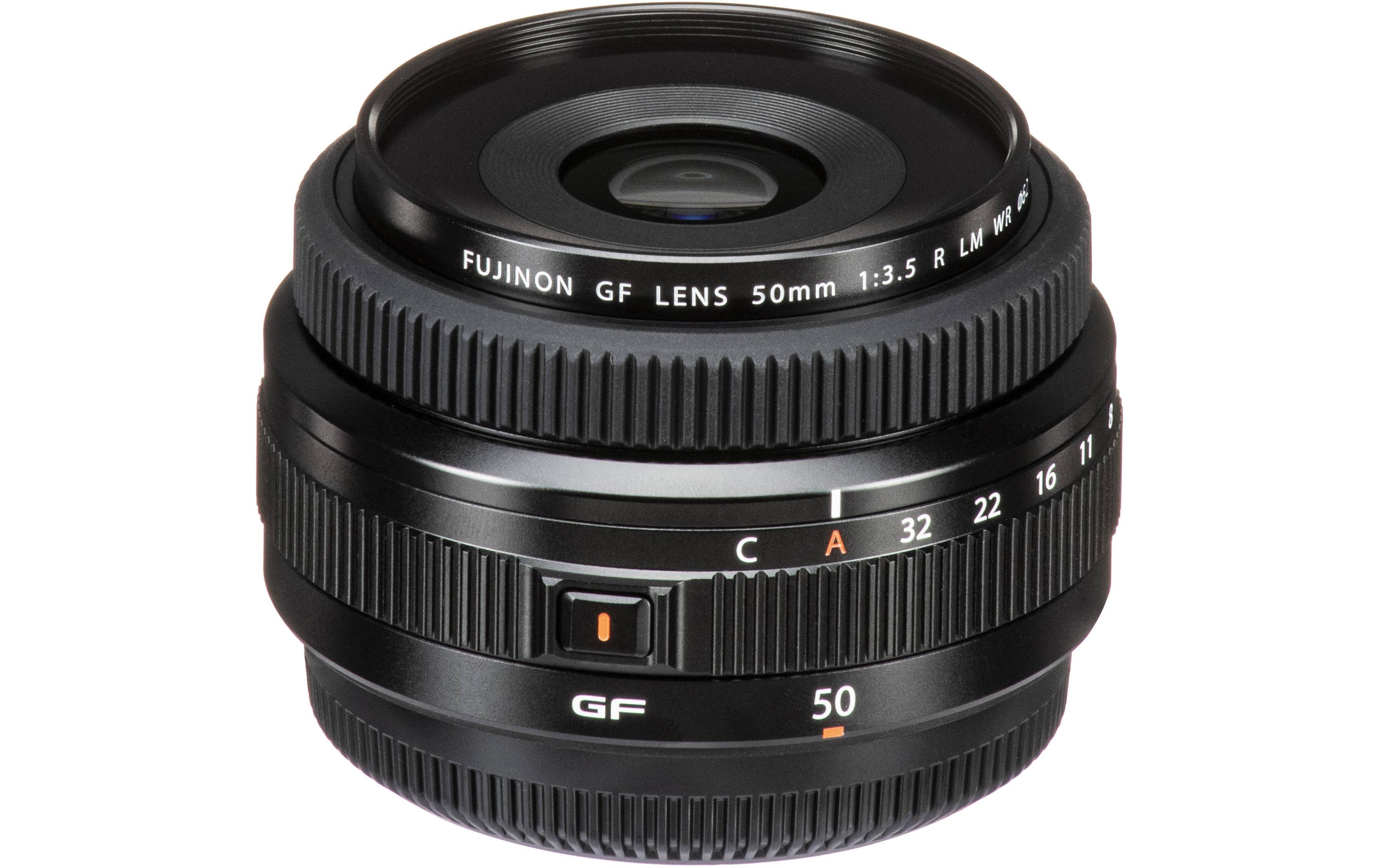 Festbrennweite GF 50mm F/3.5 R LM WR – Fujifilm G-Mount<br>Leichtes und kleines Objektiv für das spiegellose GFX-Mittelformatsystem