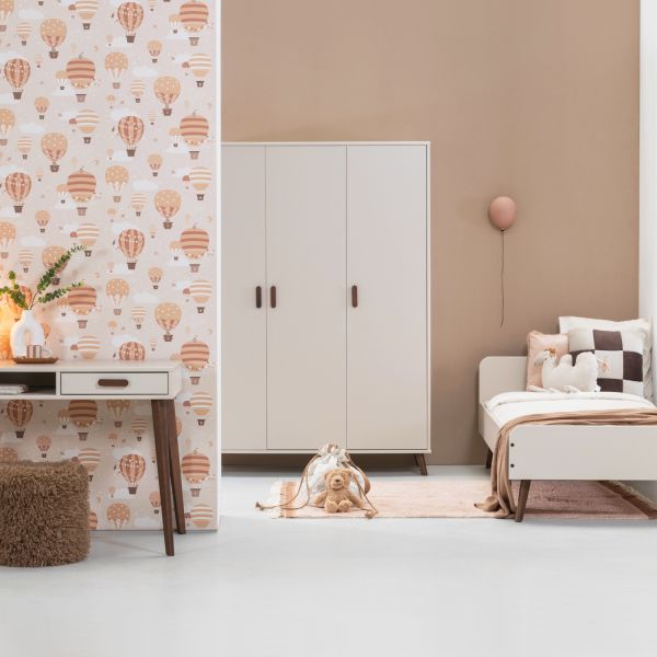 Europe Baby Olivia Bed 90 x 200 cm - Oatmeal - Retro