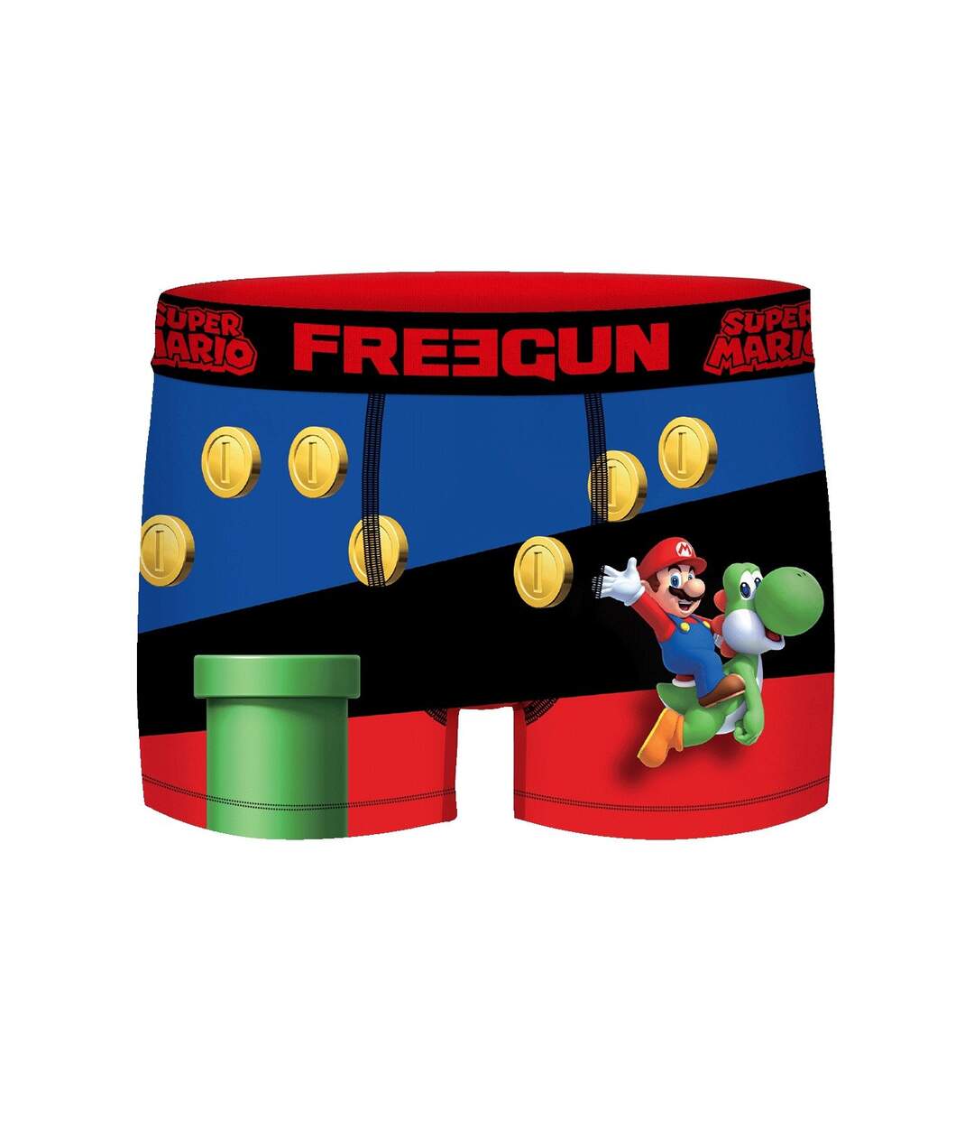 Boxer Homme Luigi, Bowser, Calecon Homme, SUPER MARIO, Maille Aérée et Confortable (Lot de 3)