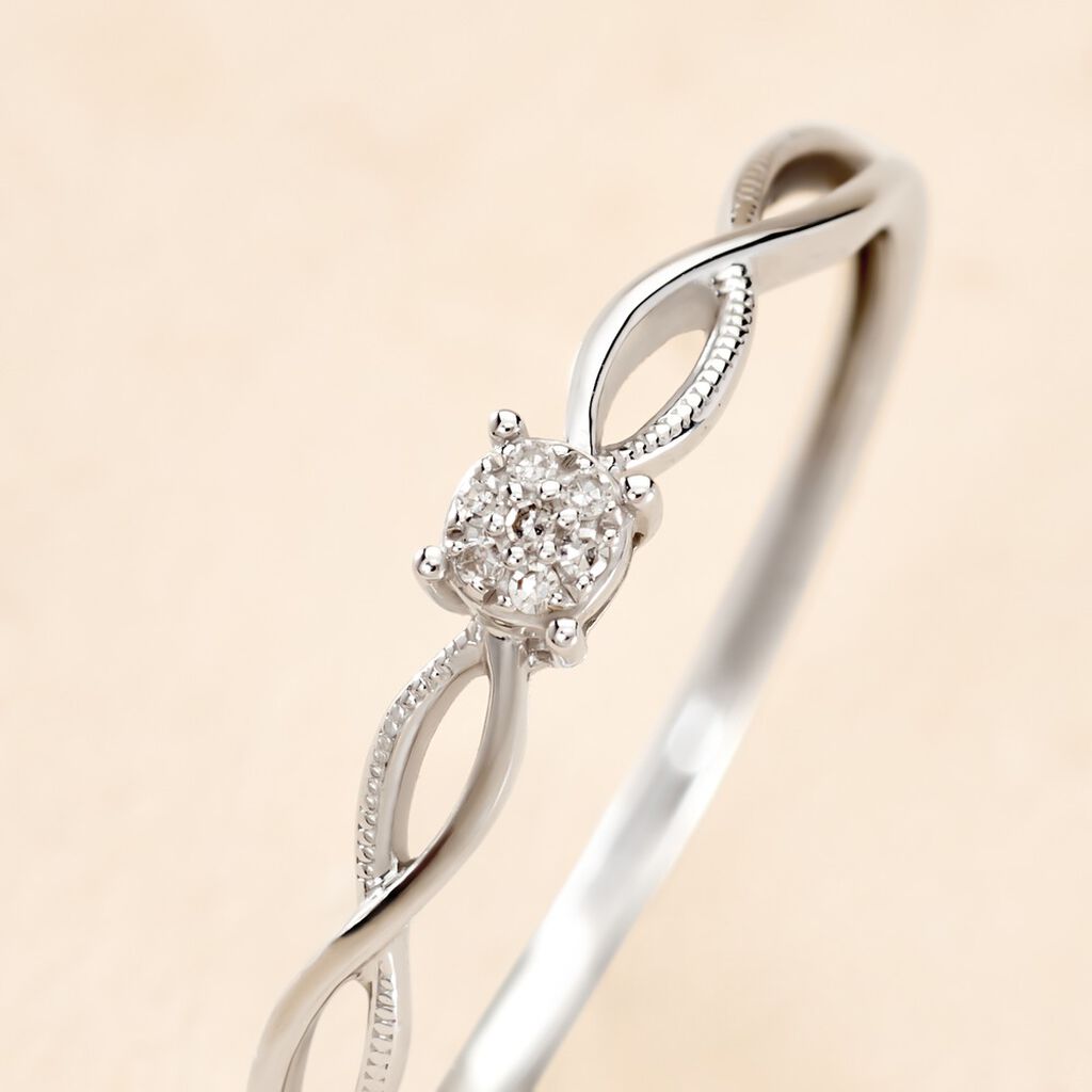 Bague Farila Or Blanc Diamant