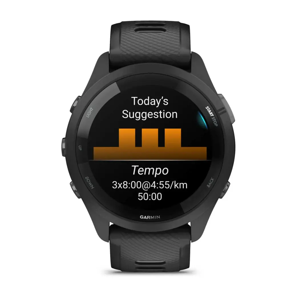 Garmin Forerunner 265 GPS Sporthorloge Zwart