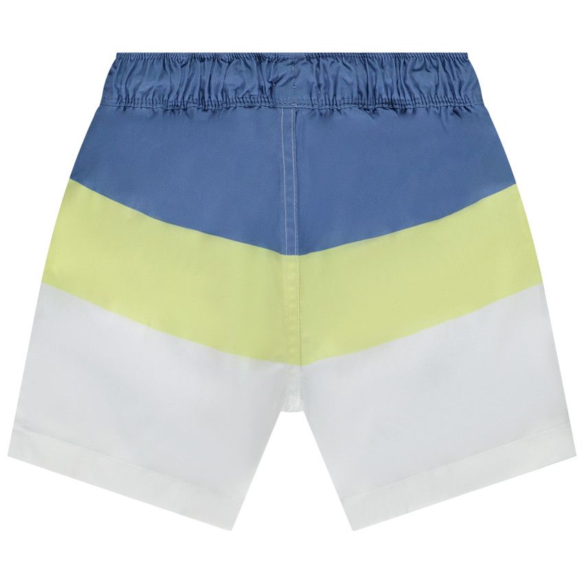 Short de bain effet color block pour garçon - Bleu moyen