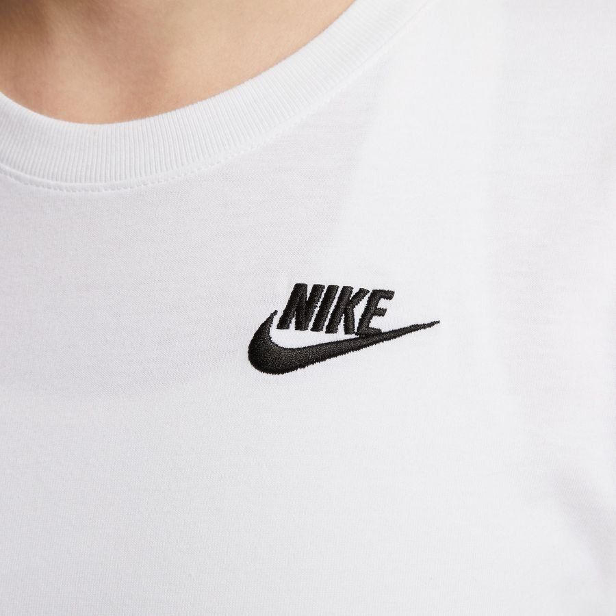 Nike T-Shirt NSW Club - Blanc/Noir Femme