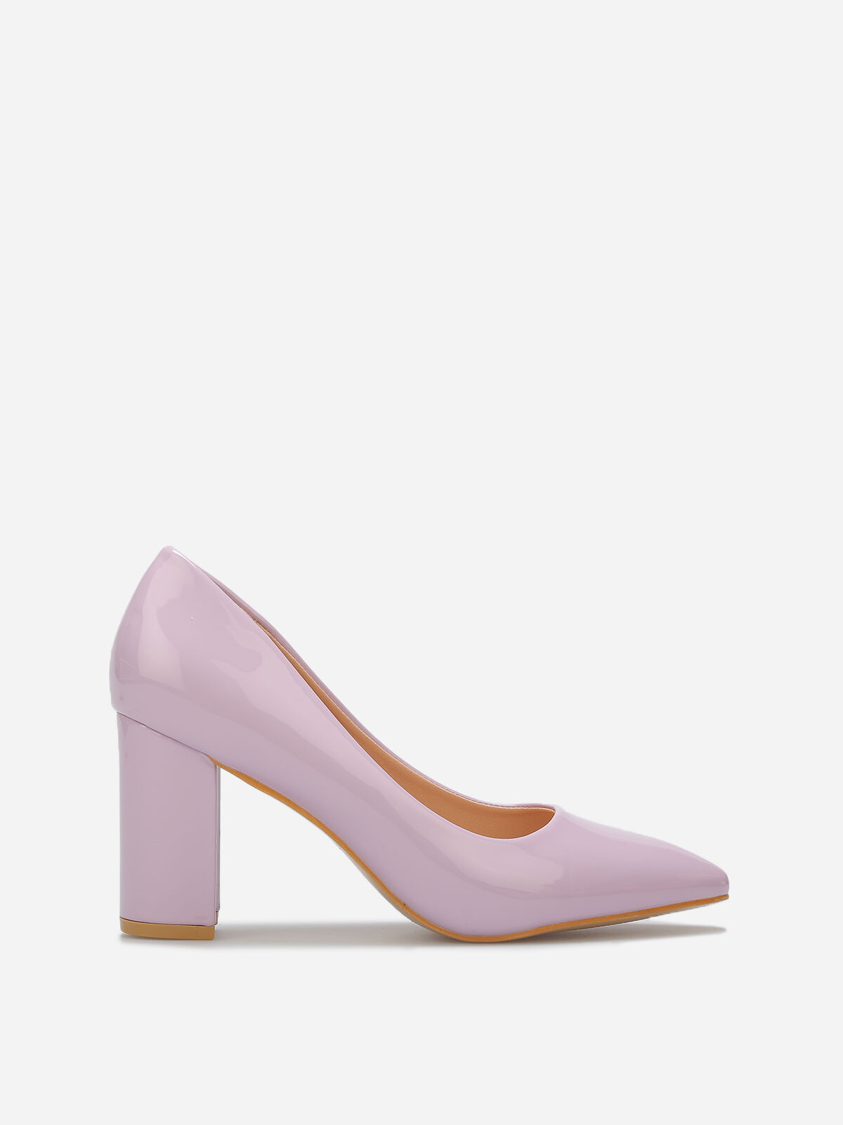 Escarpins vernis à bout pointu- Violet