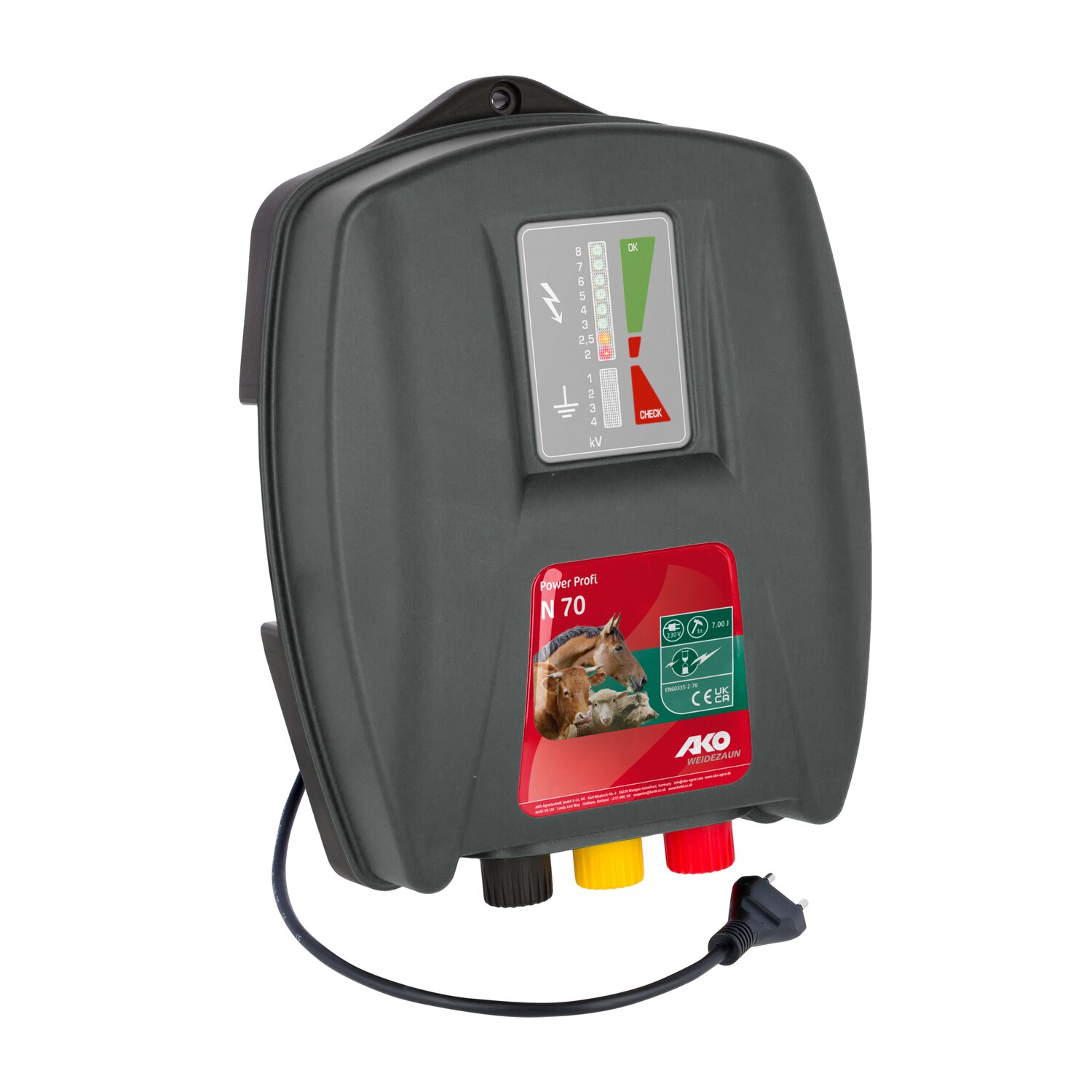 AKO Weidezaungerät Power Profi N 70  - grau - 230 Volt