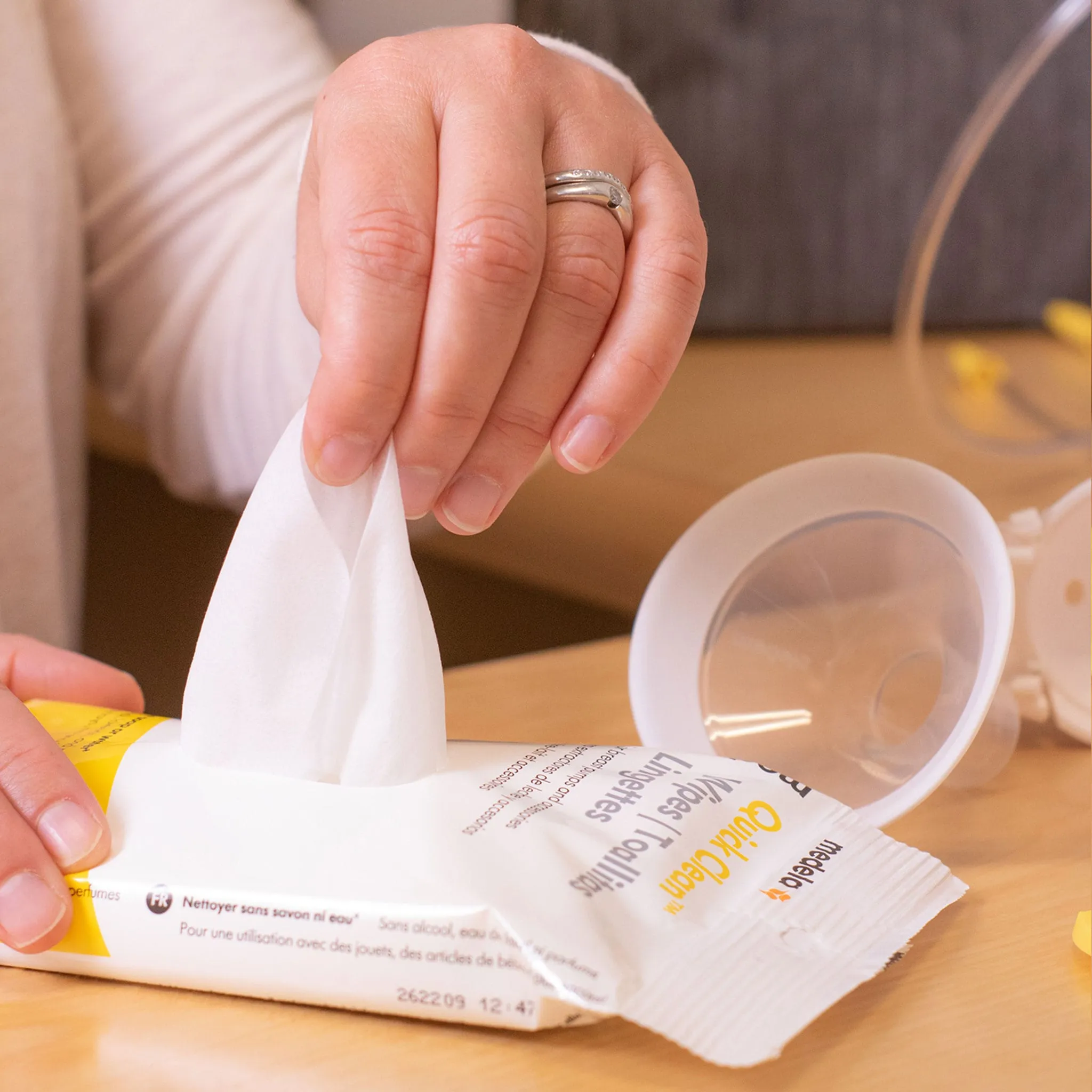 Medela Lingettes (30) Quick Clean pour Tire-Lait et Accessoires