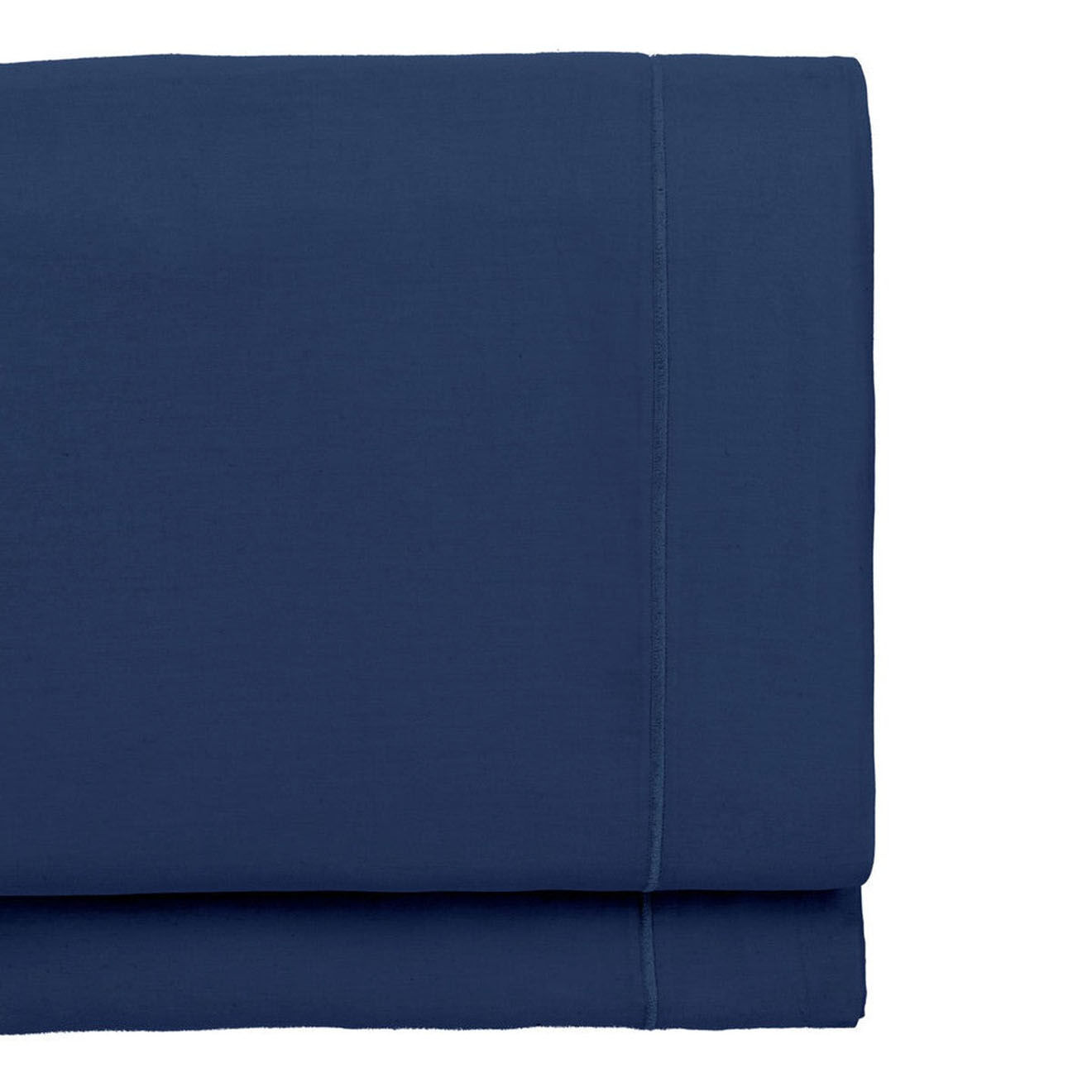 Febronie Drap plat en Satin de Coton Julia bleu