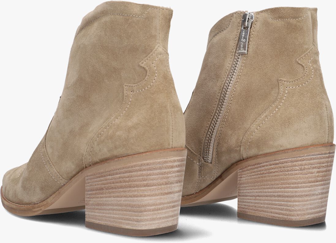 PAUL GREEN beige paul green enkellaarsjes 8125