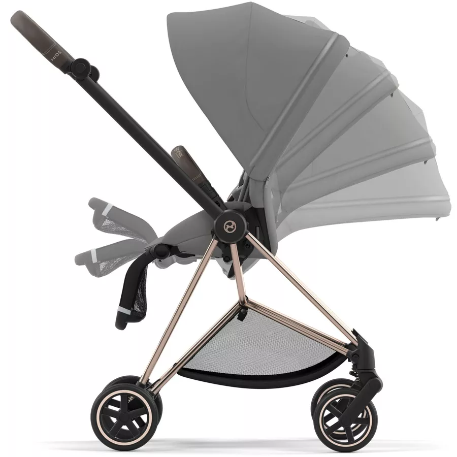 cybex PLATINUM Kombikinderwagen New Mios Rosegold Mirage Grey