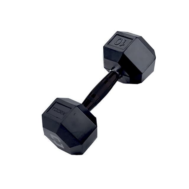 Toorx Hexagon Gummi Håndvægt 2 Kg.