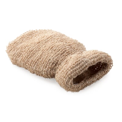 Massagehandschuh Flachs