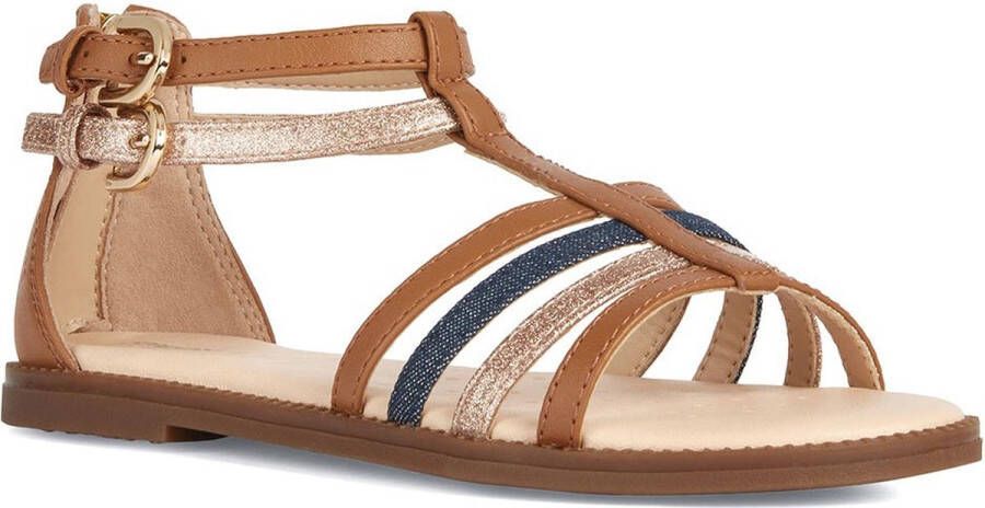 GEOX SANDAAL KARLY MEISJES Sandalen COGNA DUIFBLAUW